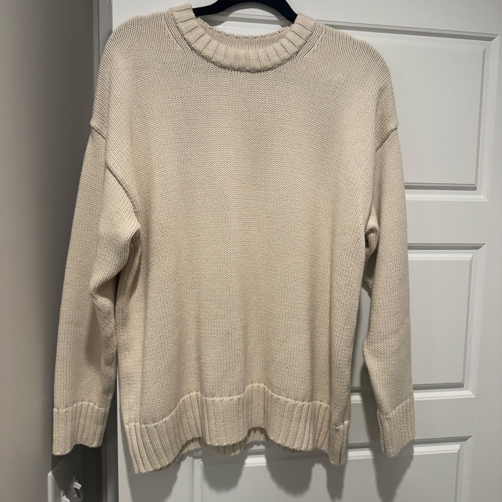 GAP Cream Cotton Sweater